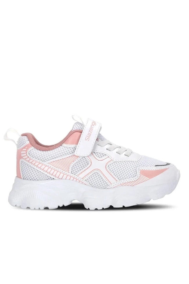 Slazenger Sa16Lf020-061 Fızzy Beyaz / Pudra Filet Kız Çocuk Günlük Ayakkabı