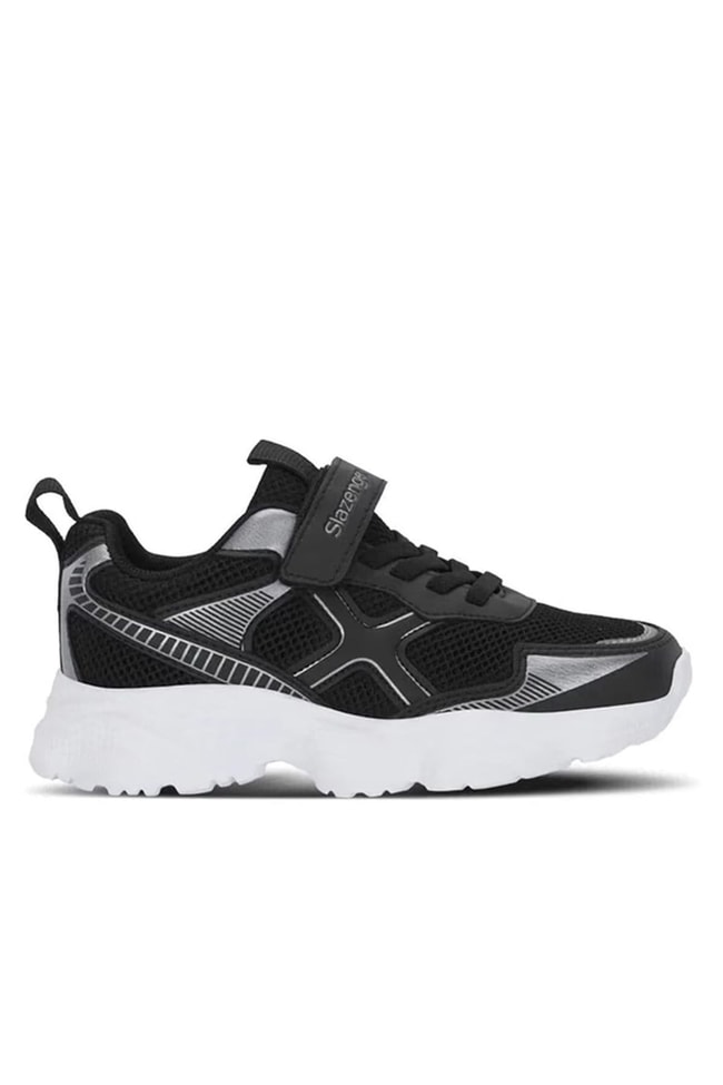 Slazenger Sa16Lf020-519 Fızzy Siyah / Gümüş Filet Unisex Günlük Ayakkabı