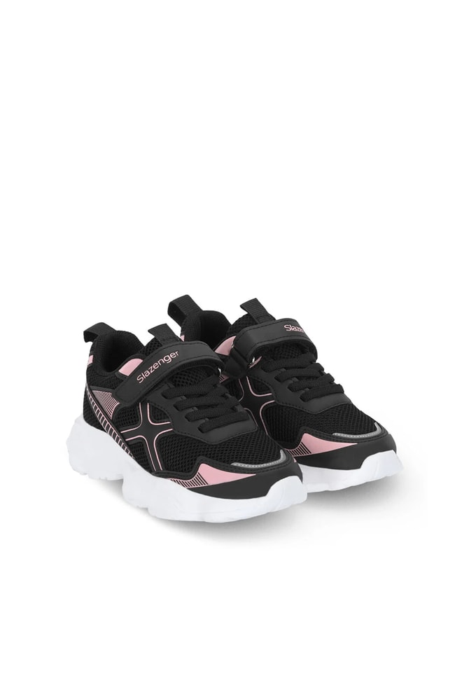 Slazenger Sa16Lf020-563 Fızzy Siyah / Pudra Filet Kız Çocuk Günlük Ayakkabı