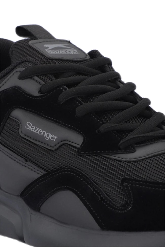 Slazenger Sa23Re048-596 Option Siyah / Siyah Erkek Koşu Ayakkabısı