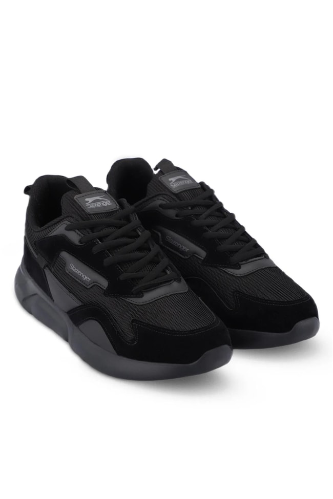 Slazenger Sa23Re048-596 Option Siyah / Siyah Erkek Koşu Ayakkabısı