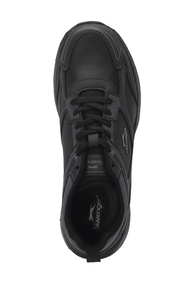 Slazenger Sa24Re001-596 Gıma Sıyah / Sıyah Mrd Kosu Ayakkabısı