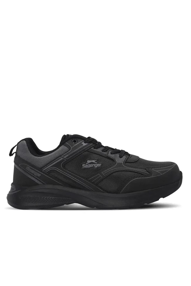 Slazenger Sa24Re001-596 Gıma Sıyah / Sıyah Mrd Kosu Ayakkabısı