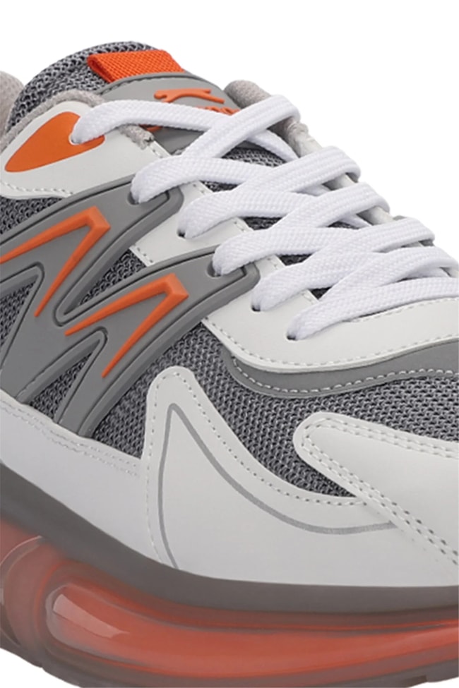 Slazenger SA24RE010-225 Zigor Gri / Turuncu Mrd Koşu Ayakkabı