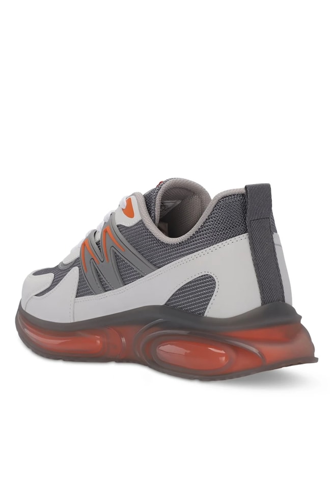 Slazenger SA24RE010-225 Zigor Gri / Turuncu Mrd Koşu Ayakkabı
