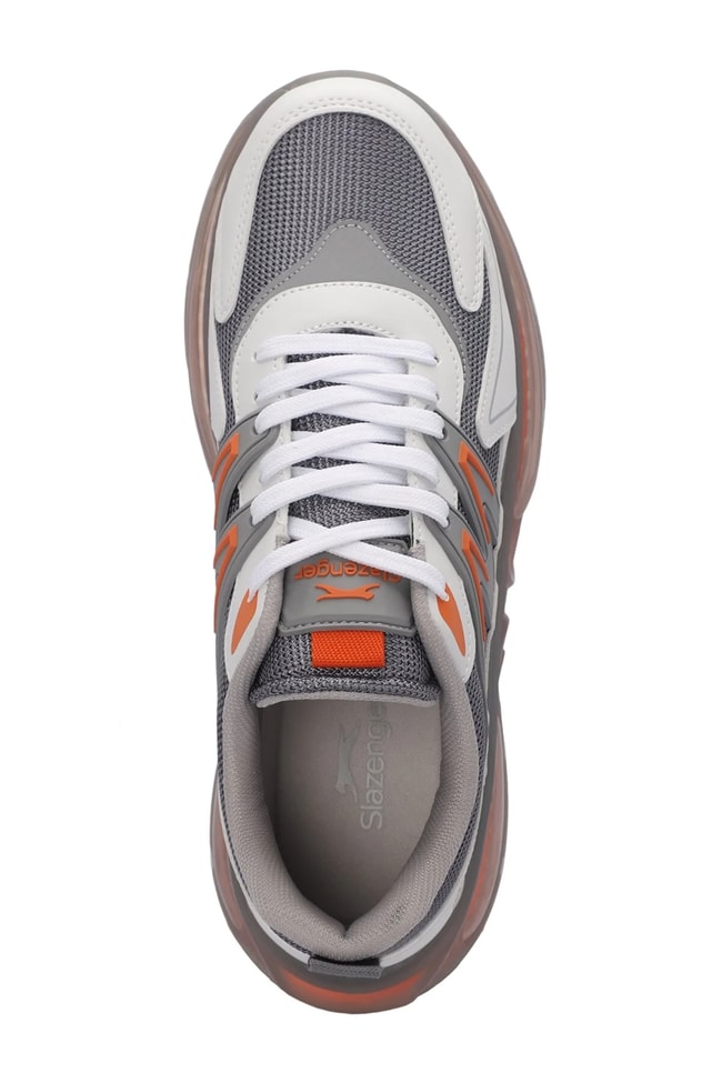Slazenger SA24RE010-225 Zigor Gri / Turuncu Mrd Koşu Ayakkabı