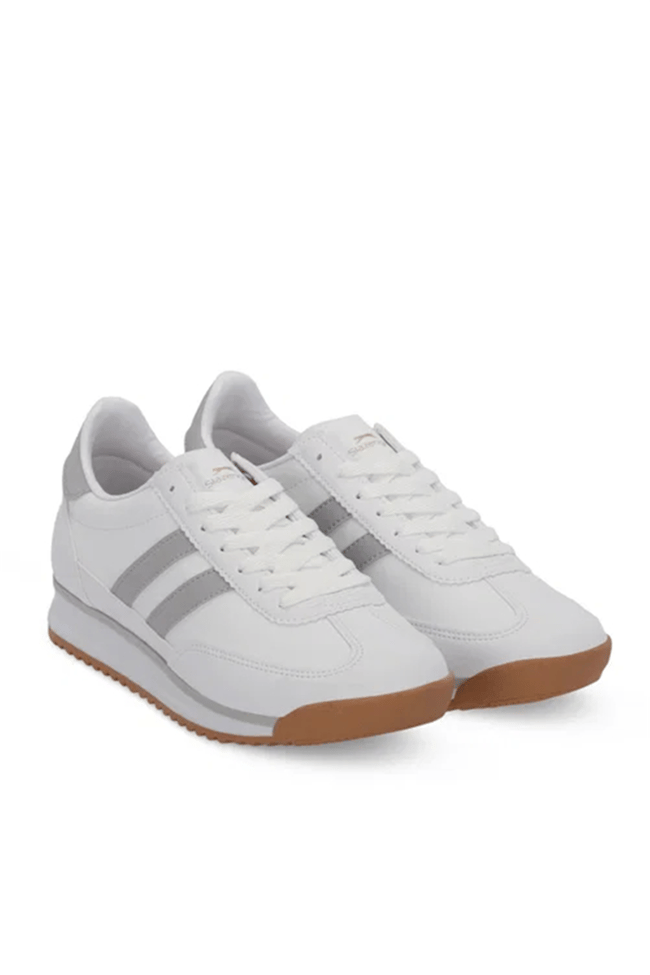 Slazenger Sa25Lk006-002 Oklahoma G Beyaz / Gri Zenne Yürüyüş Ayakkabısı