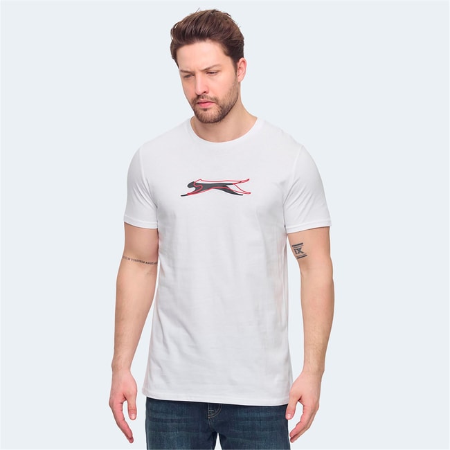 Slazenger St14Te088-000 Vedran Ktn Beyaz Erkek T-Shırt