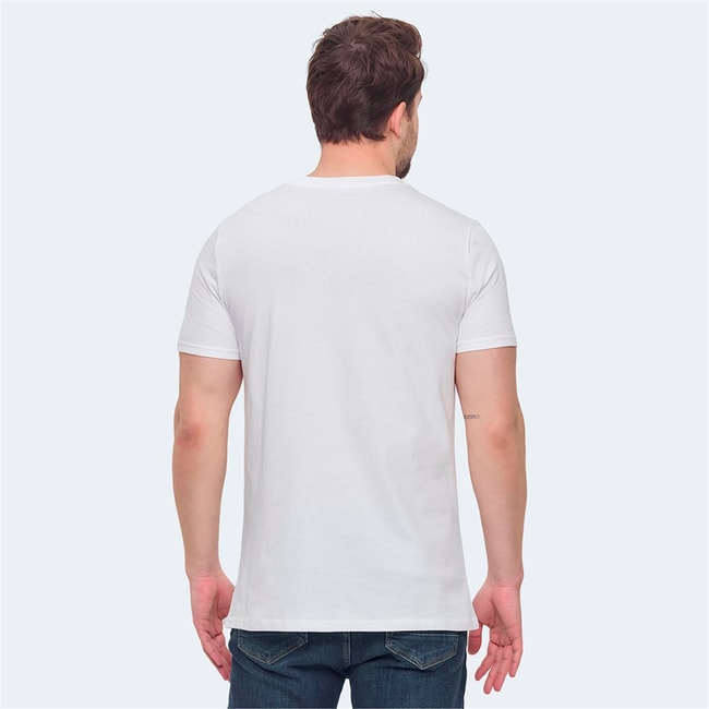 Slazenger St14Te088-000 Vedran Ktn Beyaz Erkek T-Shırt