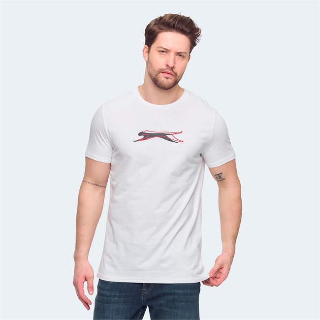 Slazenger St14Te088-000 Vedran Ktn Beyaz Erkek T-Shırt