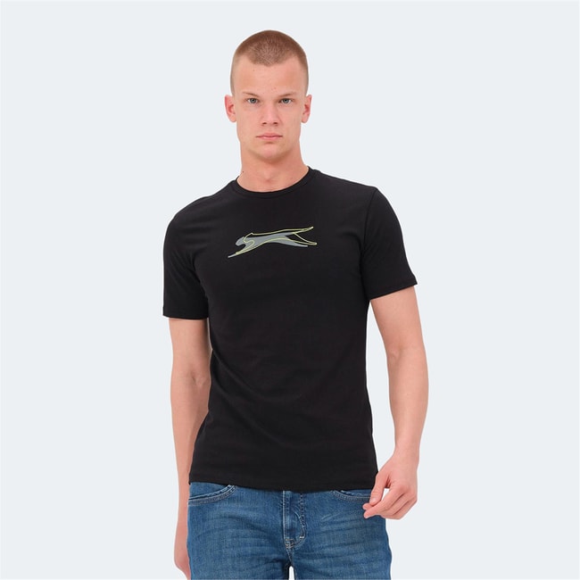 Slazenger St14Te088-500 Vedran Ktn Sıyah Erkek T-Shırt