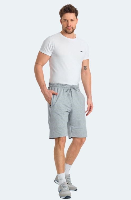 Slazenger St15Se004-200 Nora Grı Erkek Short