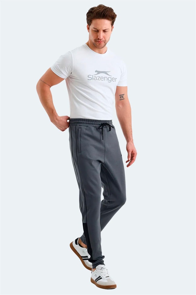 Slazenger St24Pe031-230 Valary Koyu Grı Erkek Esofman Alt