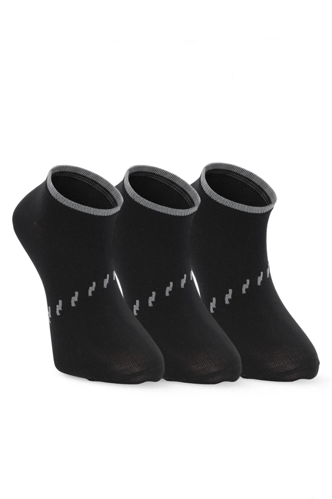Slazenger SX16CE005-500 Jara Siyah 3Lü Çorap