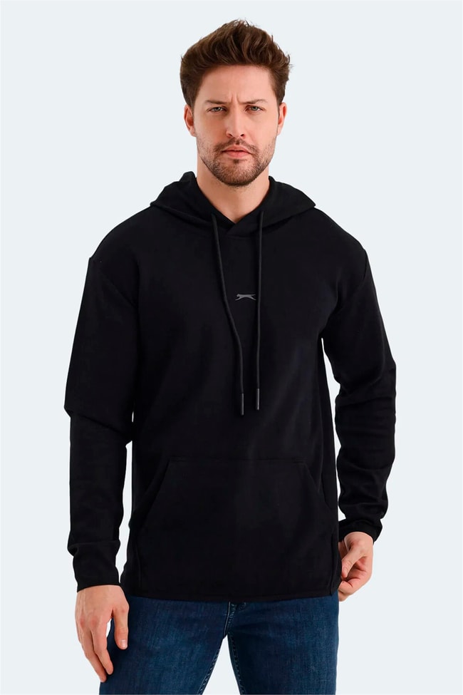 Slazenger Vadımır Sıyah Erkek Sweatshırt