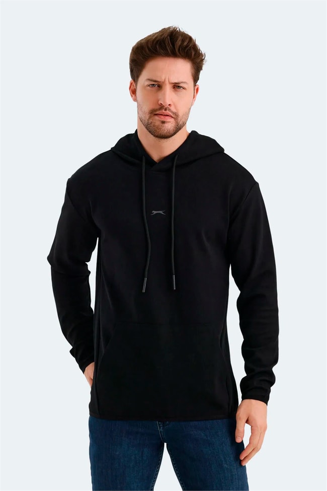 Slazenger Vadımır Sıyah Erkek Sweatshırt