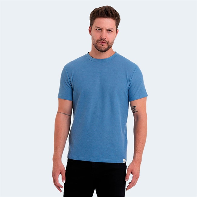Slazenger Velvel Mavı Erkek T-Shırt