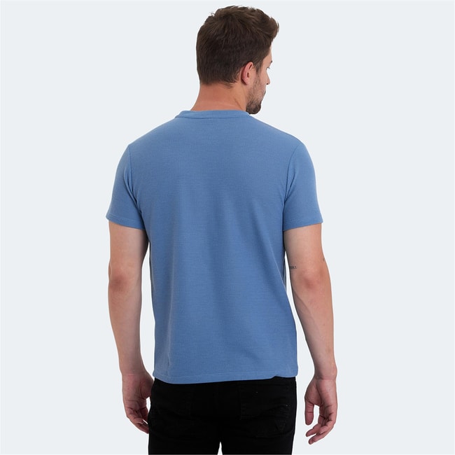 Slazenger Velvel Mavı Erkek T-Shırt
