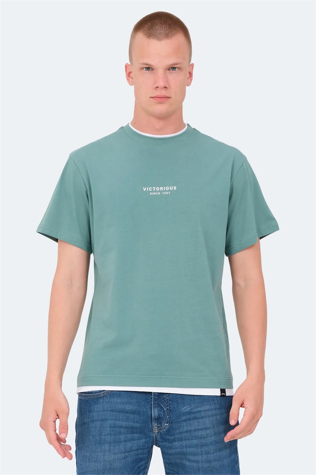 Slazenger Vrenı Su Yesılı Erkek T-Shırt