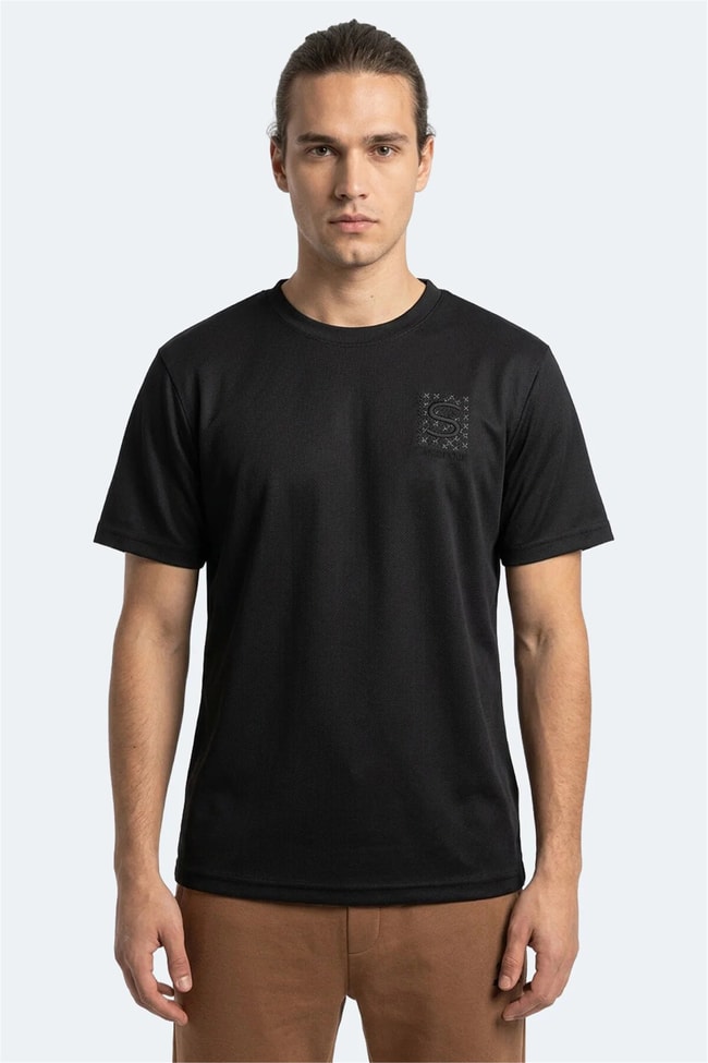 Slazenger Zegna Siyah Erkek T-Shırt