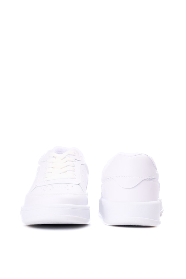 Sunflex 1011 Beyaz-Beyaz Grs Sneaker Ayakkabı