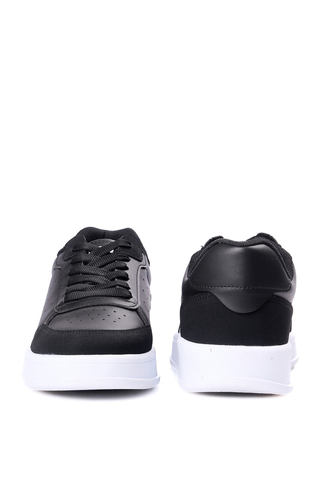 Sunflex 1011 Sıyah-Beyaz Grs Sneaker Ayakkabı