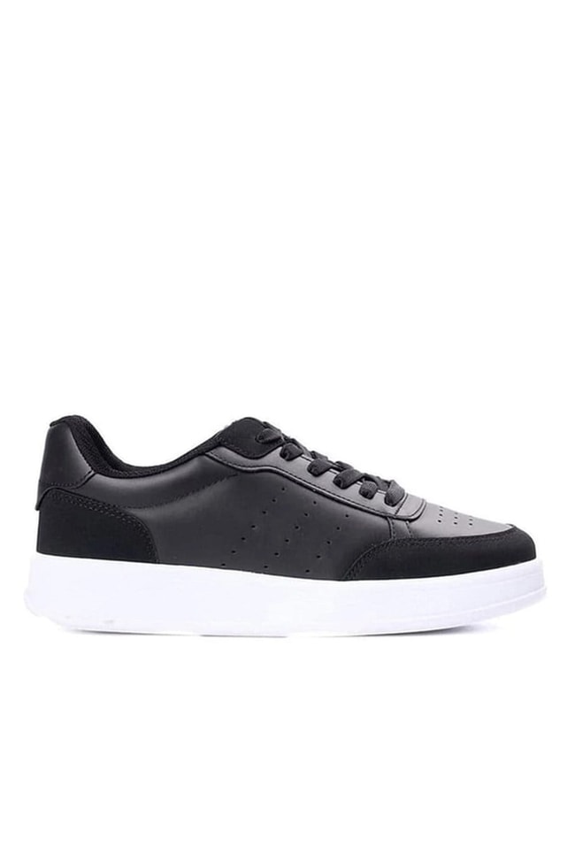 Sunflex 1011 Sıyah-Beyaz Grs Sneaker Ayakkabı