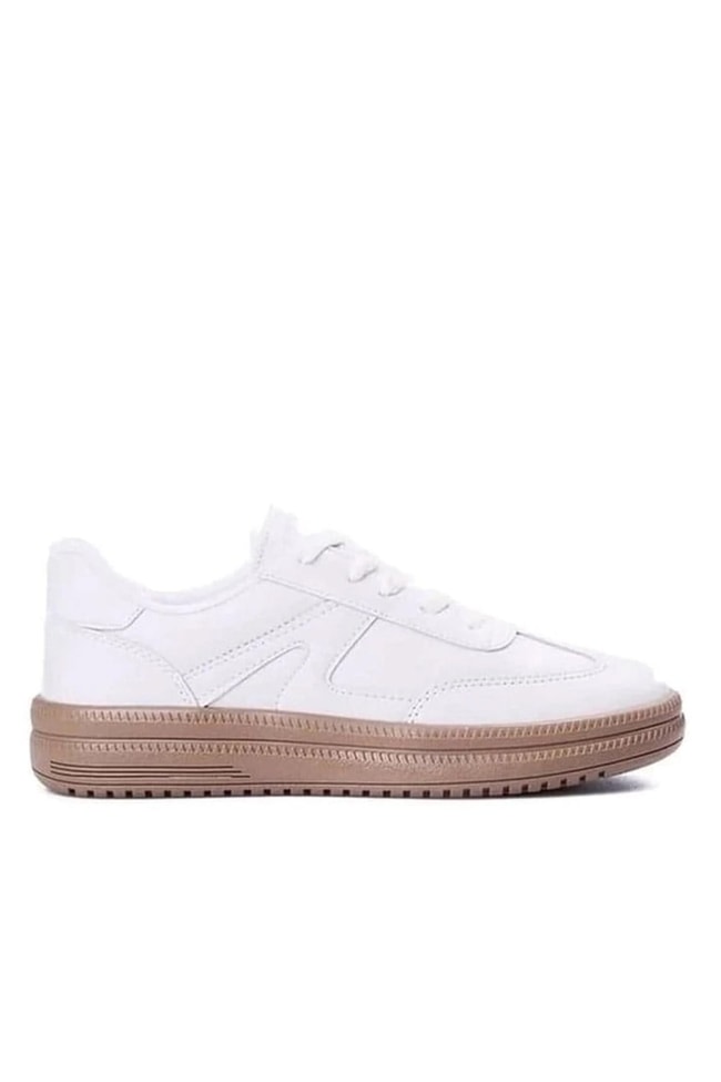 Sunflex 510 Beyaz-Beyaz Grs Sneaker Ayakkabı