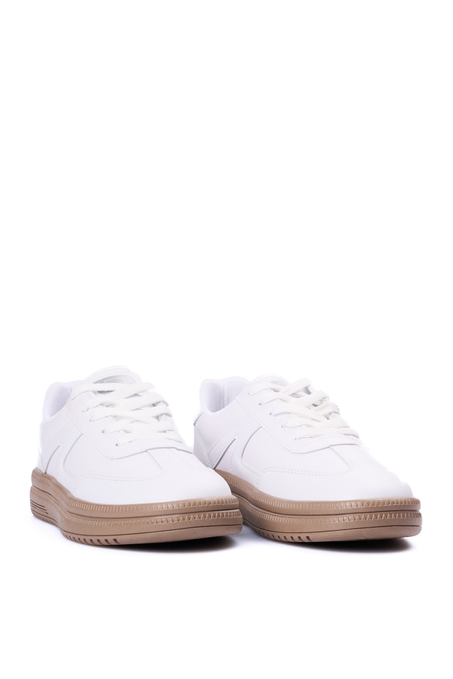 Sunflex 510 Beyaz-Beyaz Grs Sneaker Ayakkabı