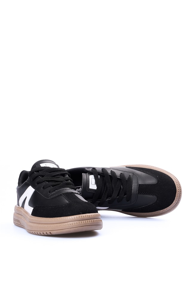 Sunflex 510 Sıyah-Beyaz Grs Sneaker Ayakkabı