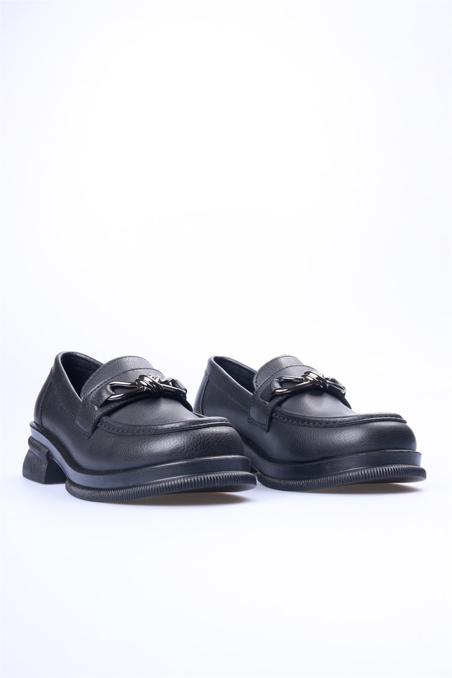 Swell Soft 02 181 Siyah Kadın Loafer Ayakkabı