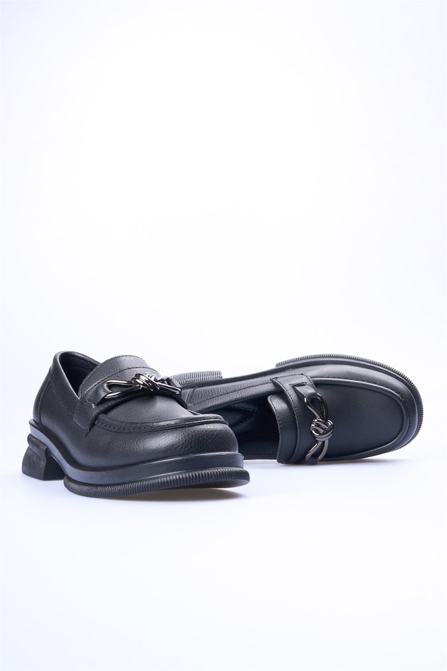 Swell Soft 02 181 Siyah Kadın Loafer Ayakkabı