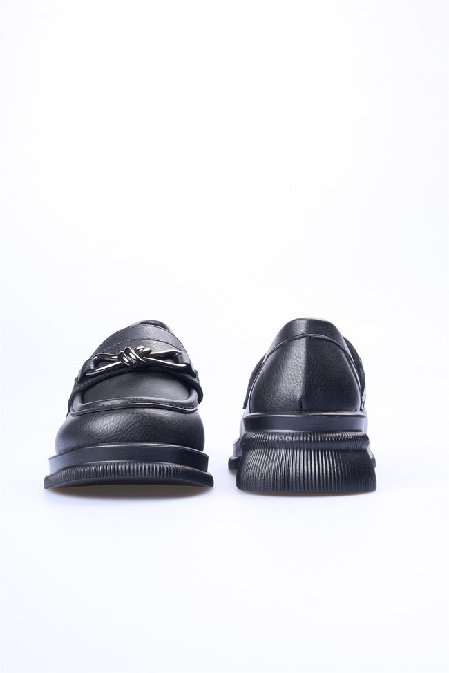 Swell Soft 02 181 Siyah Kadın Loafer Ayakkabı