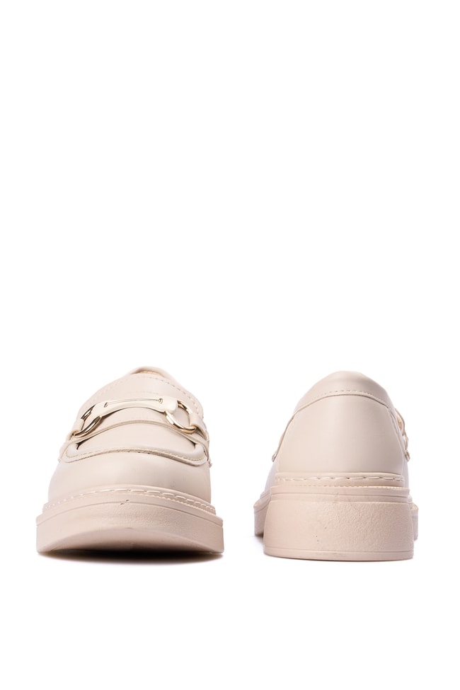 Swell Soft 17 1803 Bej Bayan Loafer Ayakkabı
