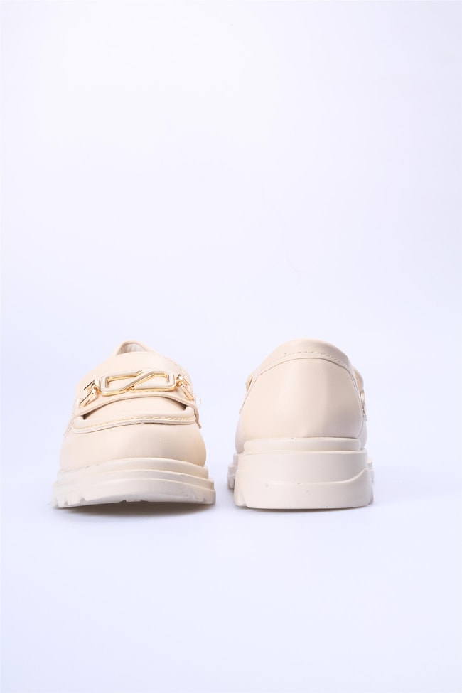 Swell Soft 19 506 Bej Kadın Loafer Ayakkabı