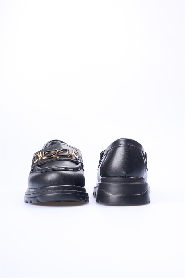 Swell Soft 19 506 Siyah Kadın Loafer Ayakkabı