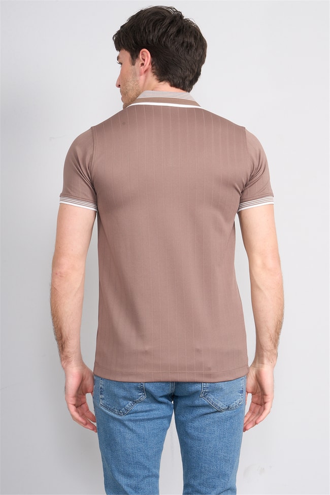 Troy Y26 26542 Vızyon Erkek Cupra V Pat Polo T-Shirt