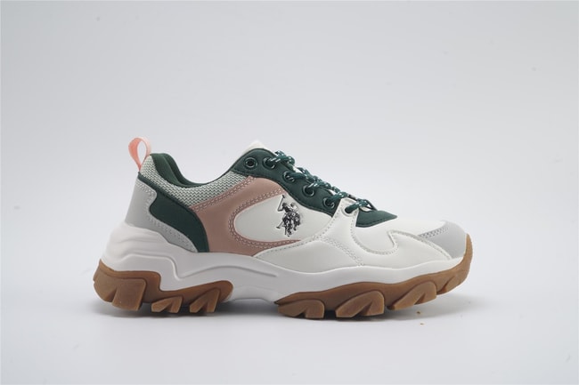 Us Polo 5P Tracky 5Fx Beyaz Zenne Yuruyus Ayakkabısı