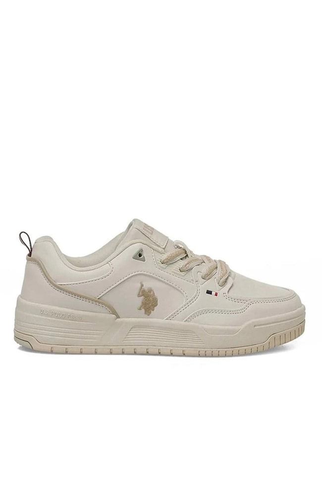Us Polo A10215835612010 6P Zelda 6Fx Bej Kadın Havuz Taban Sneaker Ayakkabı