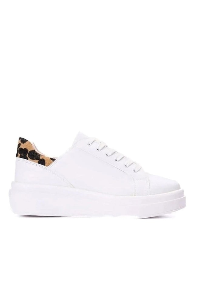 White Line 2503 Beyaz Kadın Sneaker Ayakkabı