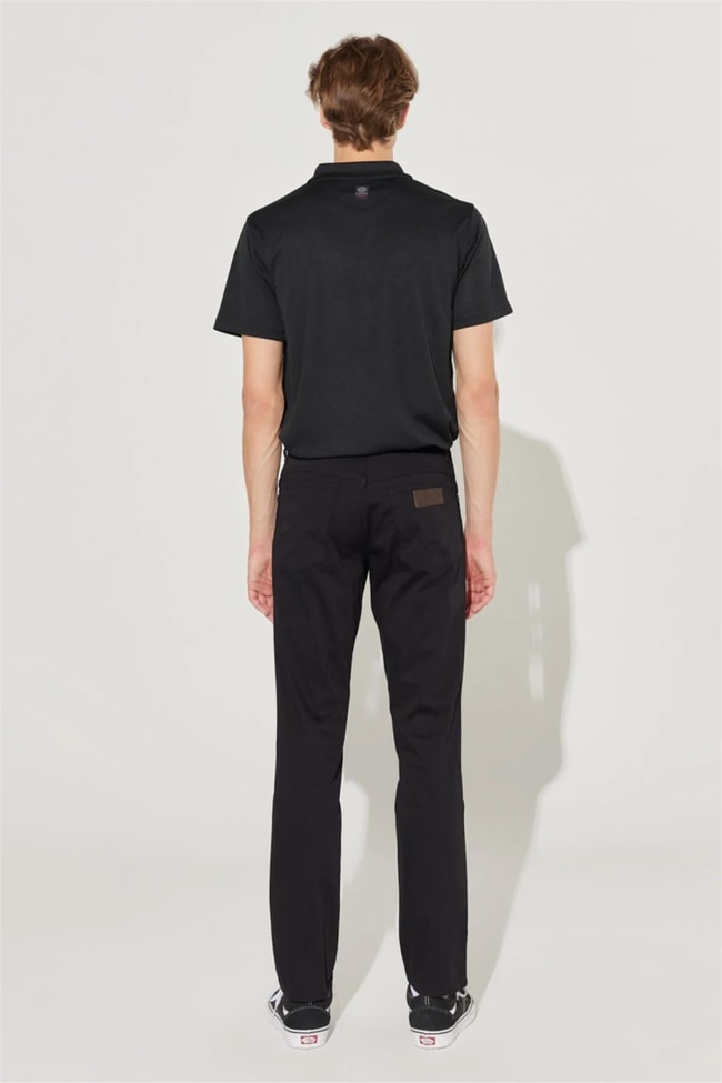 Wrangler W12SEA001 Texas Slim 001 Black Erkek Slim Texas Slim Pantolon