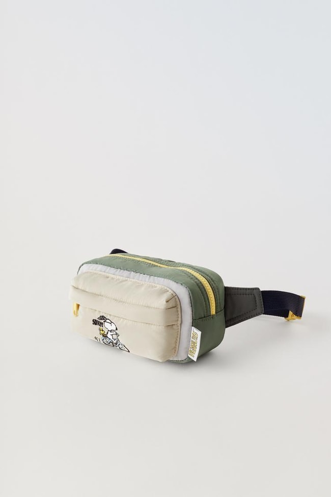 Unisex Çocuk Baskılı Bel Çantası - Fermuarlı ve Ayarlanabilir