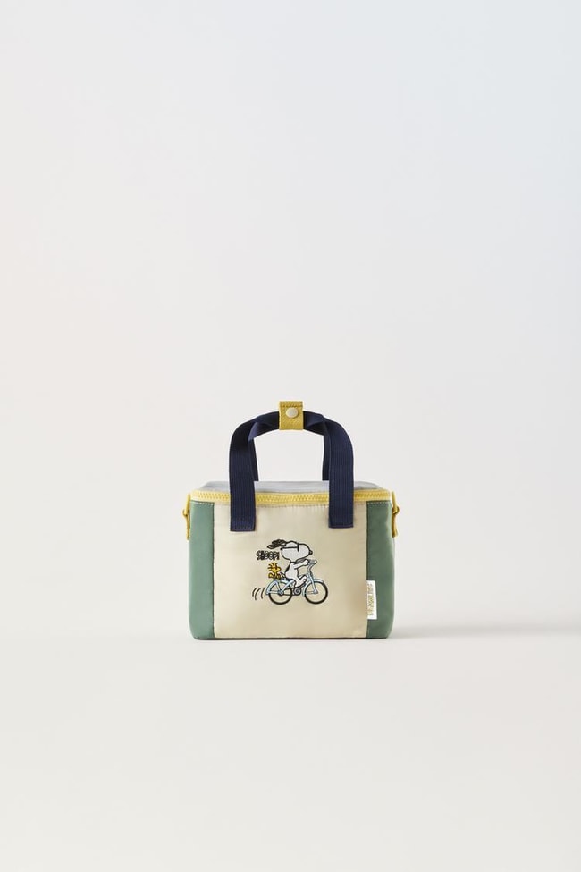 Unisex Çocuk Baskılı  Beslenme Çantası - Fermuarlı ve Askılı