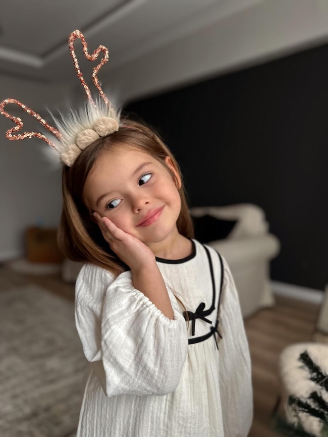 Yılbaşı Noel Geyik Kız Çocuk Taç