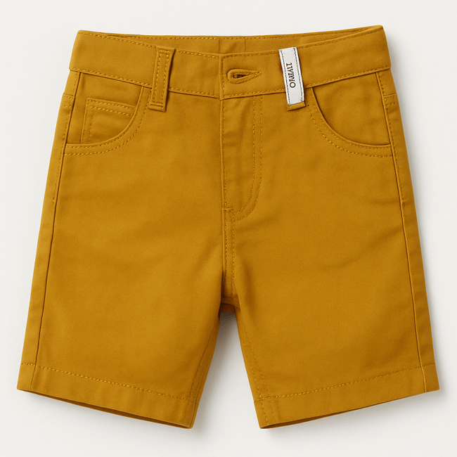 Erkek Çocuk Pamuklu  Düz Cepli Şort