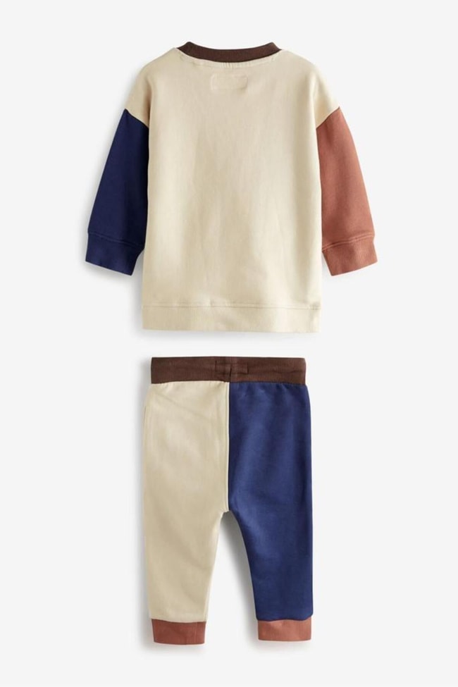Çocuk Köpek Desenli Pamuklu Sweatshirt Eşofman Alt-Üst Takım