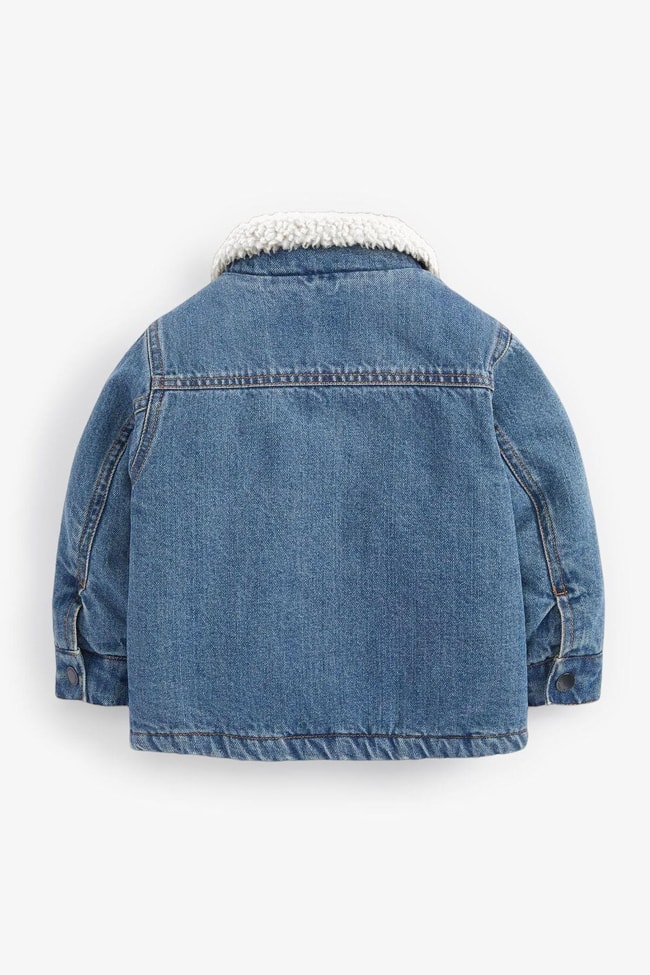 Çocuk Polar Denim Kot Ceket