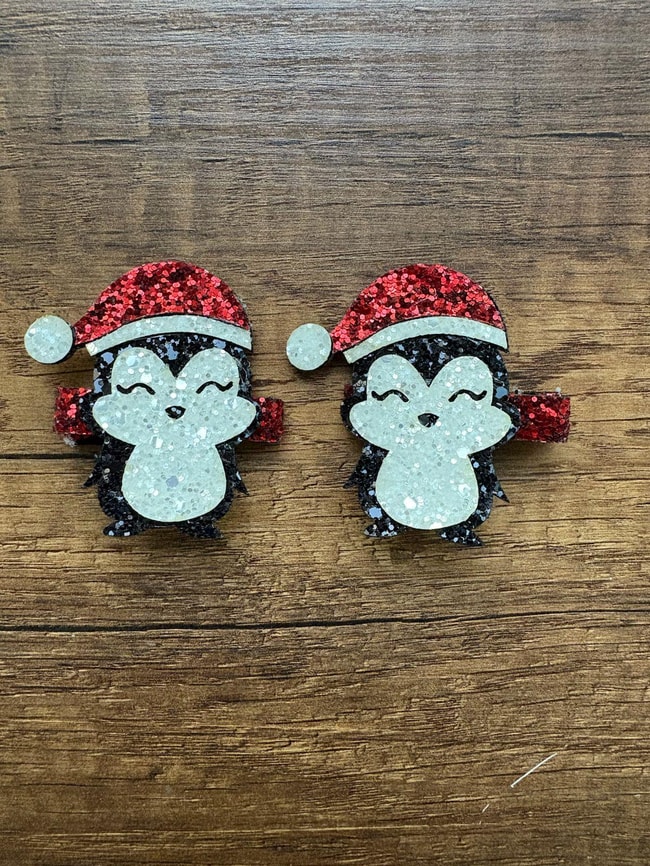 Noel Yılbaşı 2'li Penguen Toka Kız Çocuk