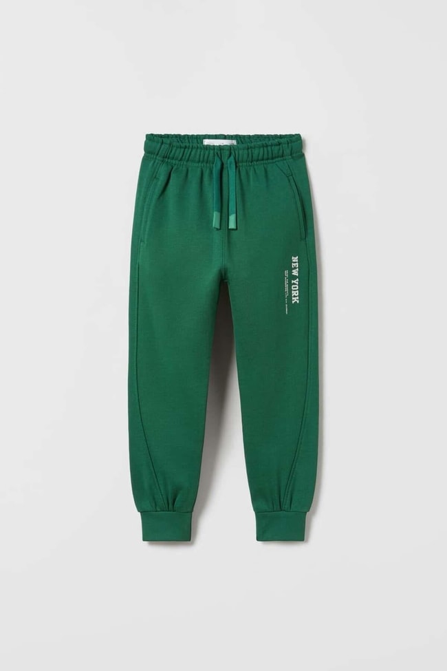 Erkek Çocuk Blok Renkli Yeşil Krem Polo Yaka Sweatshirt Eşofman Alt-Üst Takım