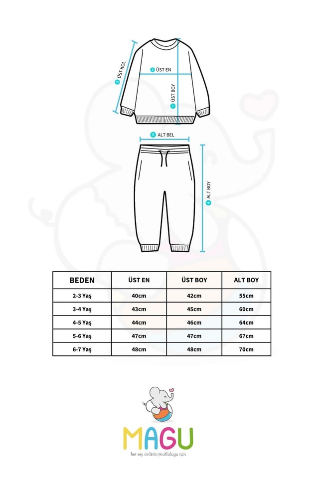 Erkek Çocuk Siyah Sloganlı Pamuklu Sweatshirt Jogger Eşofman Alt-Üst Takım